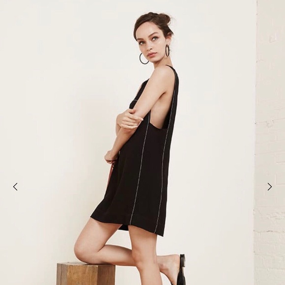 Reformation Mortar Dress in Chocolate - Picture 2 of 3